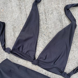 2 piece bikini set, bikini, beachwear, swimwear, festival bikini, micro mini top, bra top, summer bikini, vacation outfit, show outfit, gift image 4