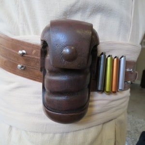 Tall Jedi Belt Pouch 3D Printed for Costume and Cosplay