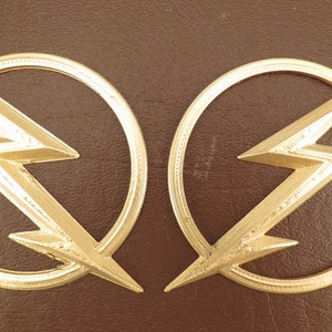 DC CW Flash / Reverse Flash 3D printed lightning bolt ear wings for Cosplay & Costumes