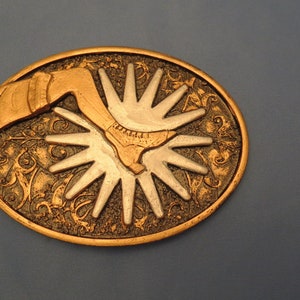 Back to the Future III Marty McFly Belt Buckle Ornament 3D Printed for Costume & Cosplay