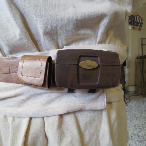 Grapple Jedi Belt Pouch 3D Printed for Star Wars Costume and Cosplay