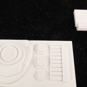 Star Wars Jyn Erso Parka Greeblies Prop 3D Printed for Rogue One Cosplay and Costume