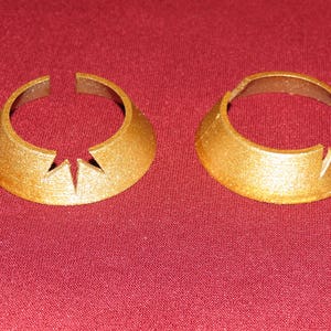 General Leia Organa Earrings 3D Printed Prop for Cosplay & Costume Force Awakens Last Jedi