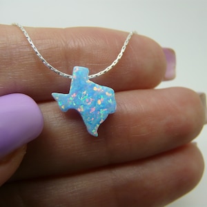 Texas necklace, TX necklace, Texas pride gift, Texas state necklace, Lone Star State jewelry, Map necklace, Texas shape state necklace