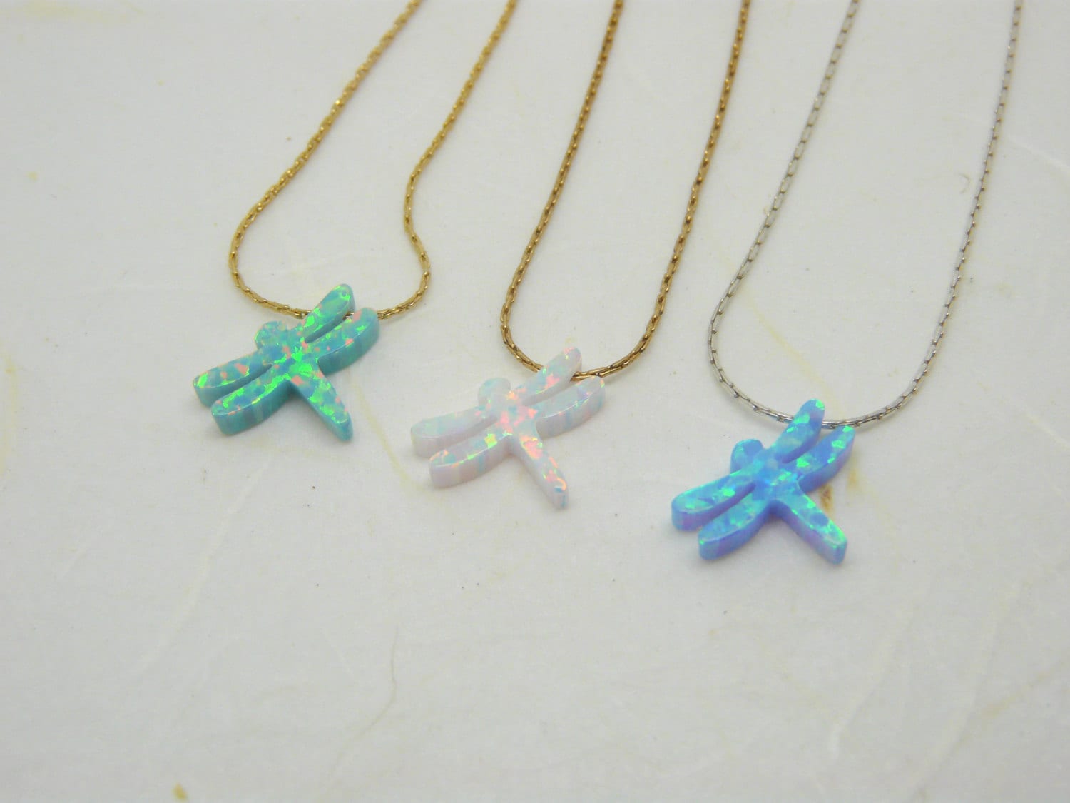 Dragonfly opal necklace best sale