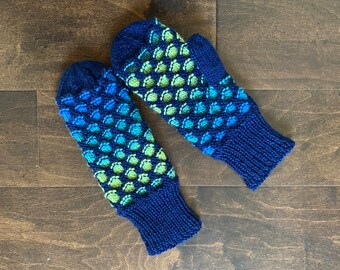 Newfoundland Mittens. Hand knit mittens. Wool Mitts.