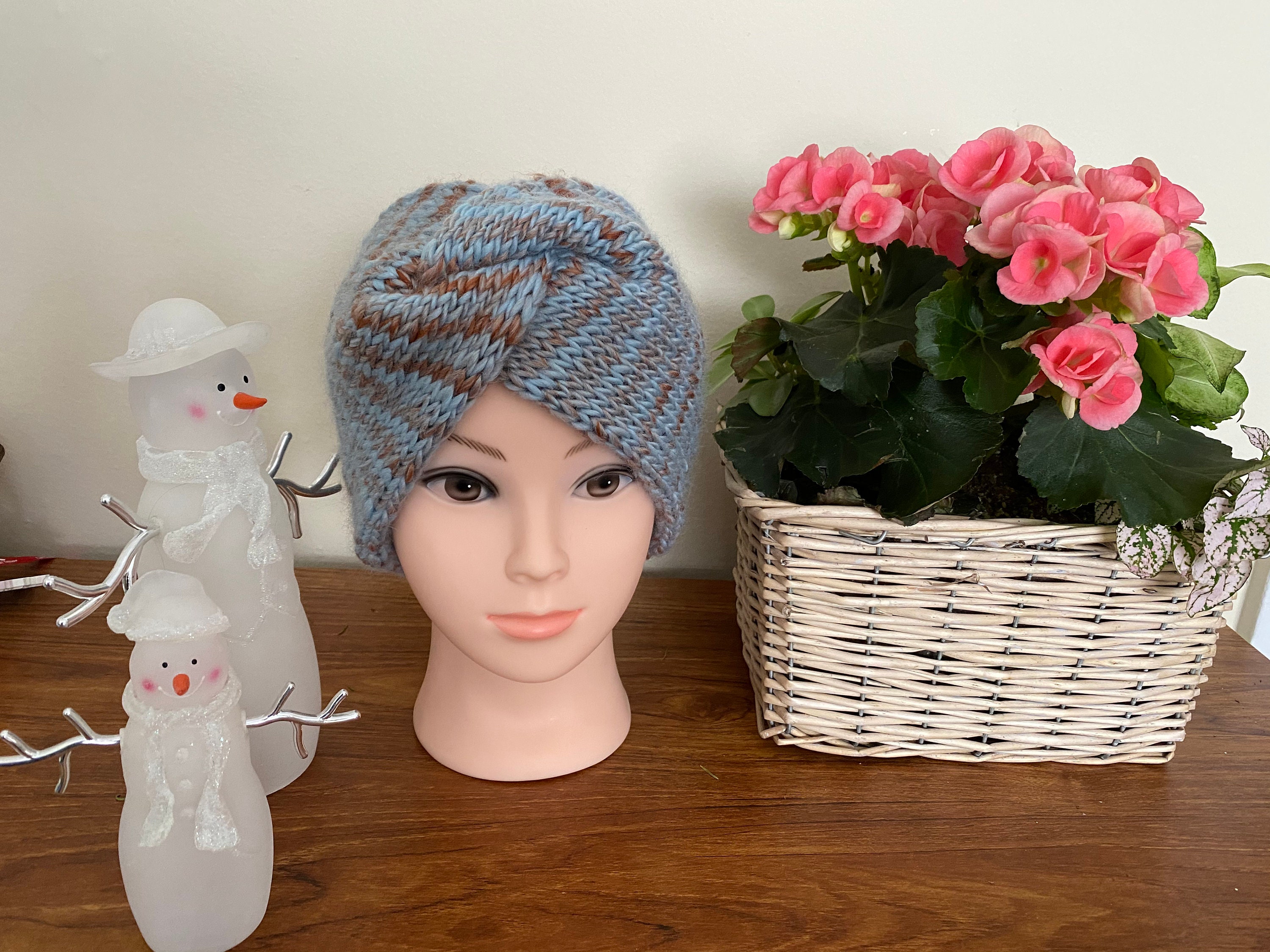 Damen Winter Hairband Knitted Ear warmer Headband Hairhoop Head Wrap Girl KI