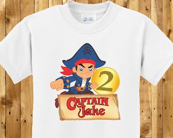 Camisa de cumpleaños del capitán Jake