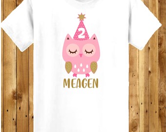 Custom Toddler T-Shirt Owls Always Love You Funny Humor Boy /& Girl Clothes