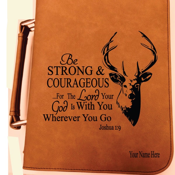 Mens Personalized Bible Cover