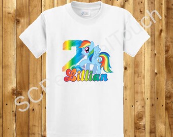Mi camiseta de cumpleaños pequeño Pony