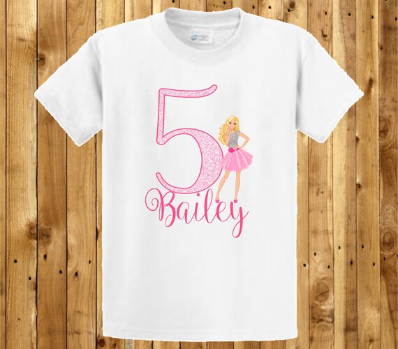 barbie birthday shirt
