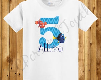 Finding Nemo Finding Dory Birthday Shirt