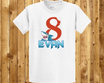 Camisa de cumpleaños de tiburón