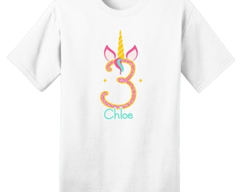Unicorn Birthday Shirt