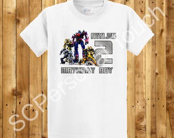 Transformers Birthday Shirt