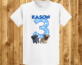 Cachorro Perro Pals Camisa de Cumpleaños