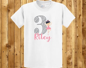 Ballerina Birthday Shirt