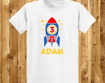 Spaceship Birthday Shirt