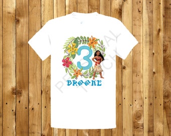 Moana Birthday Shirt