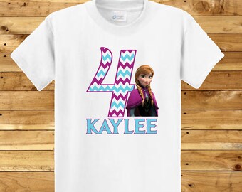 Frozen Anna Camisa de Cumpleaños