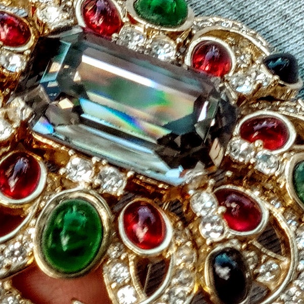 Ciner Vintage Mogul pin brooch  pendant lovely