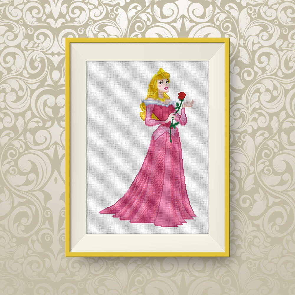 BUY 2 GET 1 FREE Aurora cross stitch pattern Instant Etsy