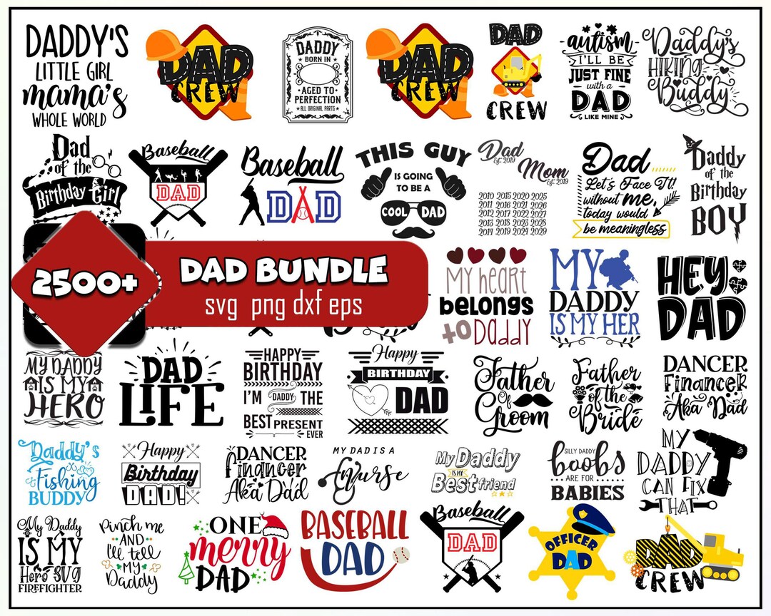 Fathers Day Svg Bundle, Dad Svg, Father Svg, Papa Svg, Best Dad Ever ...