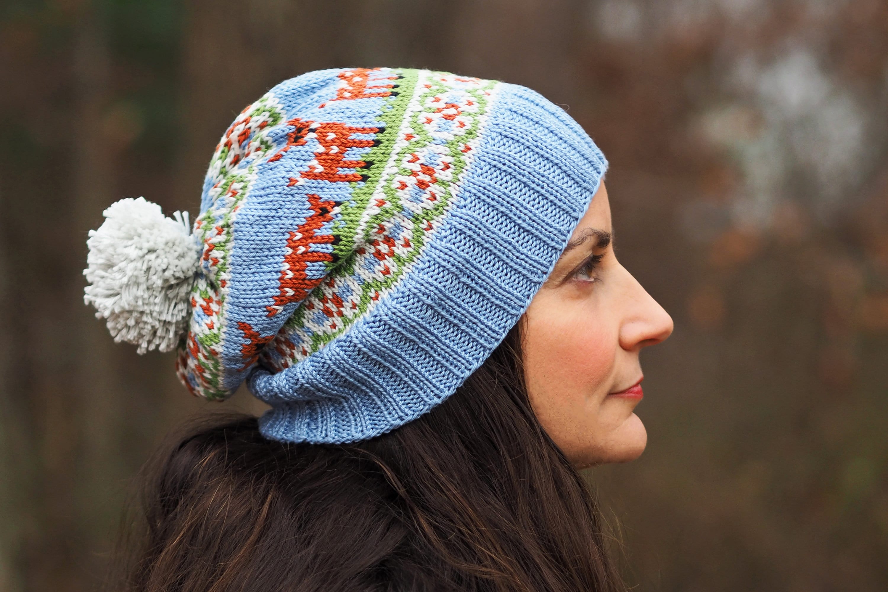 Deer in the Meadow Woodland Themed Hat 