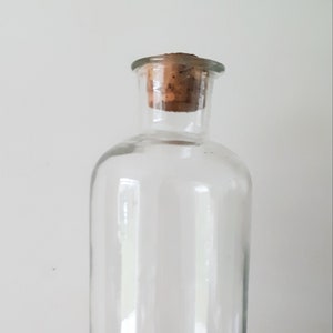 Glass apothecary bottle, carafe, bottle, demijohn