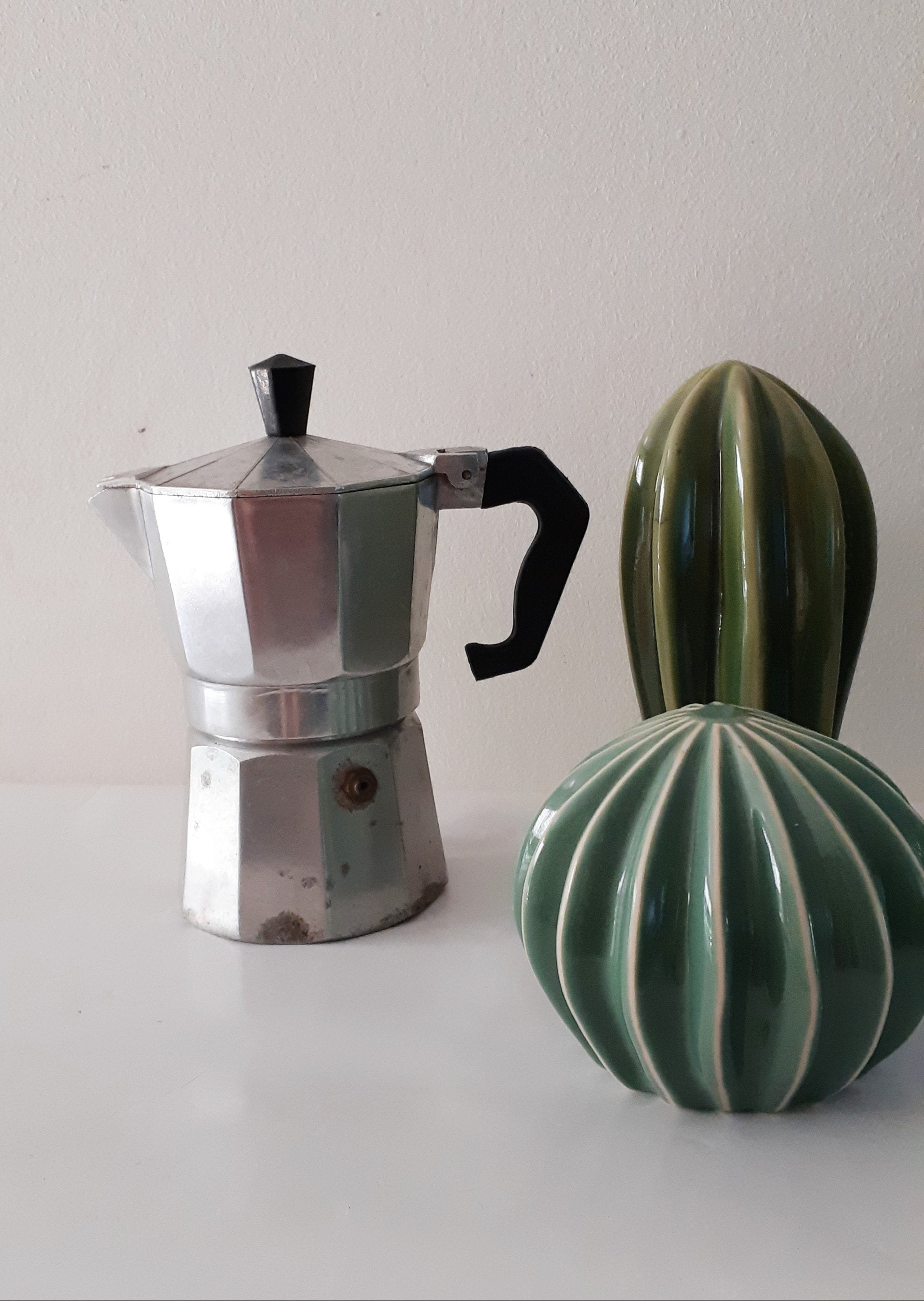 Cafetière vintage Cona en métal et bakélite, Allemagne