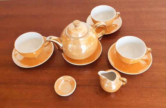 Jouet Ancien - Dinette Service à Café En Porcelaine De Limoges - Très Bon état