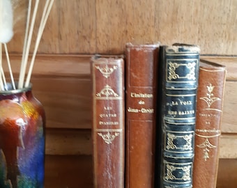 Lot de 4 livres anciens , antique français