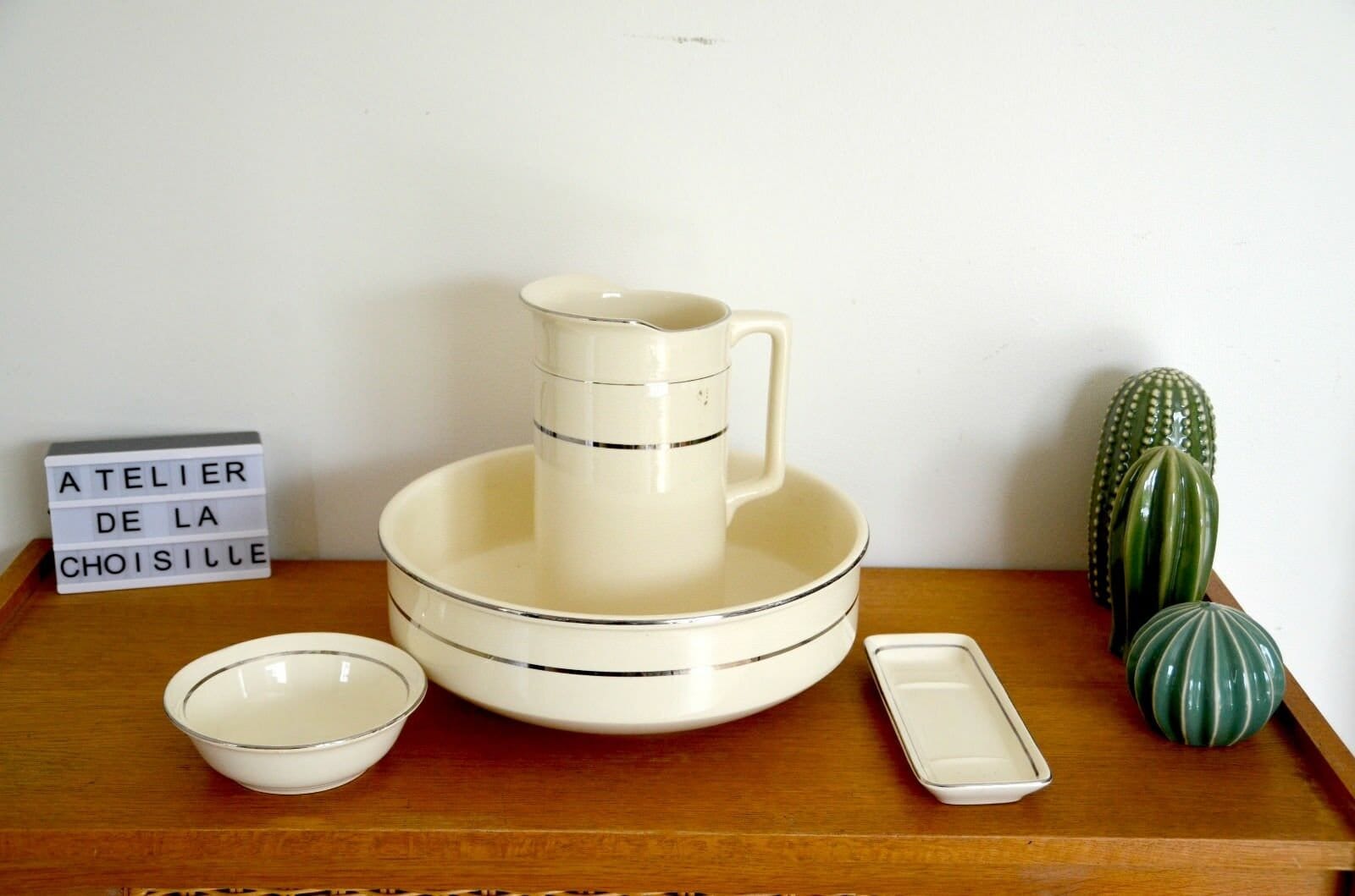 Ensemble de Toilette Faience Sarreguemines