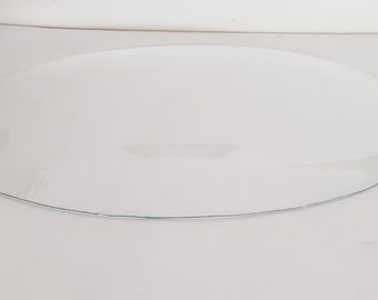 Under curved glass for framing 24 cm x 20 cm