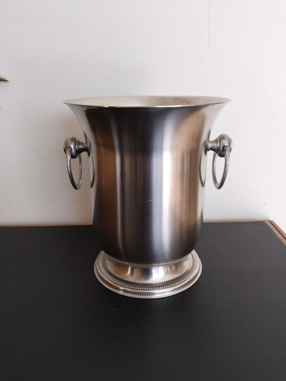 JEAN COUZON SEAU A GLACE + CUILLERE PAS CHAMPAGNE PLAT DE