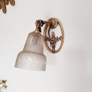 Wall lamp, bedside lamp, vintage, 50s
