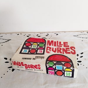 Jeu de mille bornes  , années 60 , vintage français