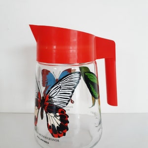 Butterfly Etched Glass Drinking Straw with Cleaning Brush