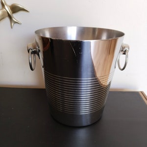 Stainless steel Champagne bucket Létang Rémy, ice bucket, cooler image 3
