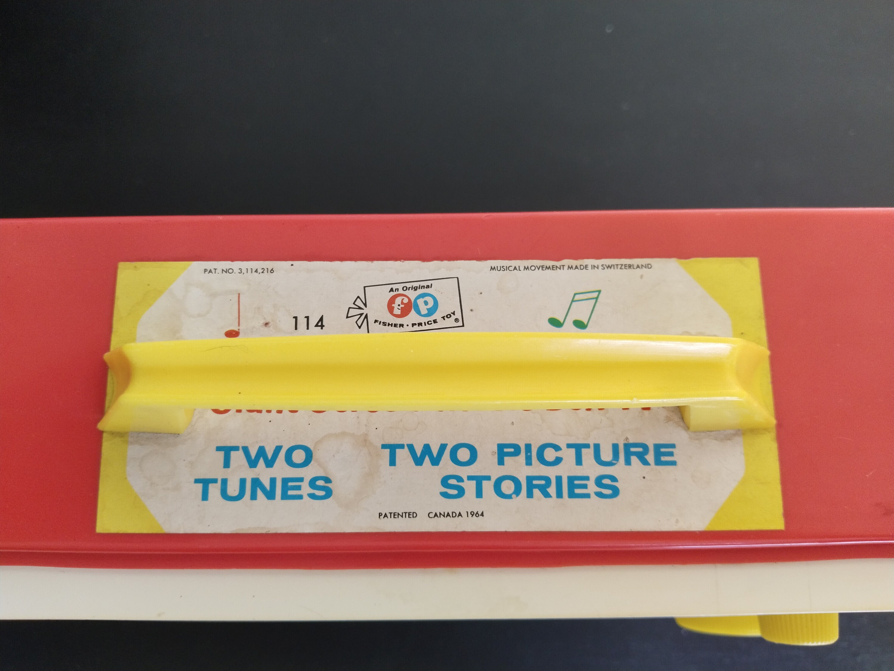 Vintage Fisher Price Television, 1985; Vintage Fisher Price