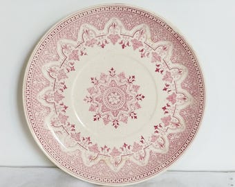 Teller aus Steingut aus Sarreguemines, Muster "Wagram", Vintage Französisch