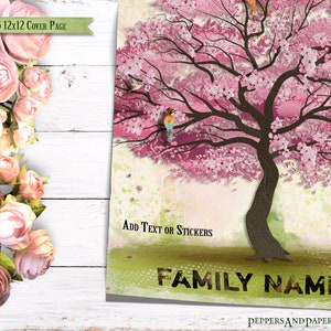 Family Tree Workbook, Genealogy Forms, Ancestry Record Keeping, 50 page Ancestry Scrapbook kit, YOU PRINT, 12x12 Family Organizer, FT136 image 5