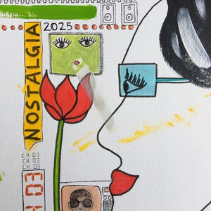 Nostalgia Art Original Painting Unframed 9x12