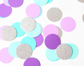Mermaid Confetti, Mermaid Birthday Party Decorations, Jumbo Mermaid Confetti, Under The Sea Party Decor
