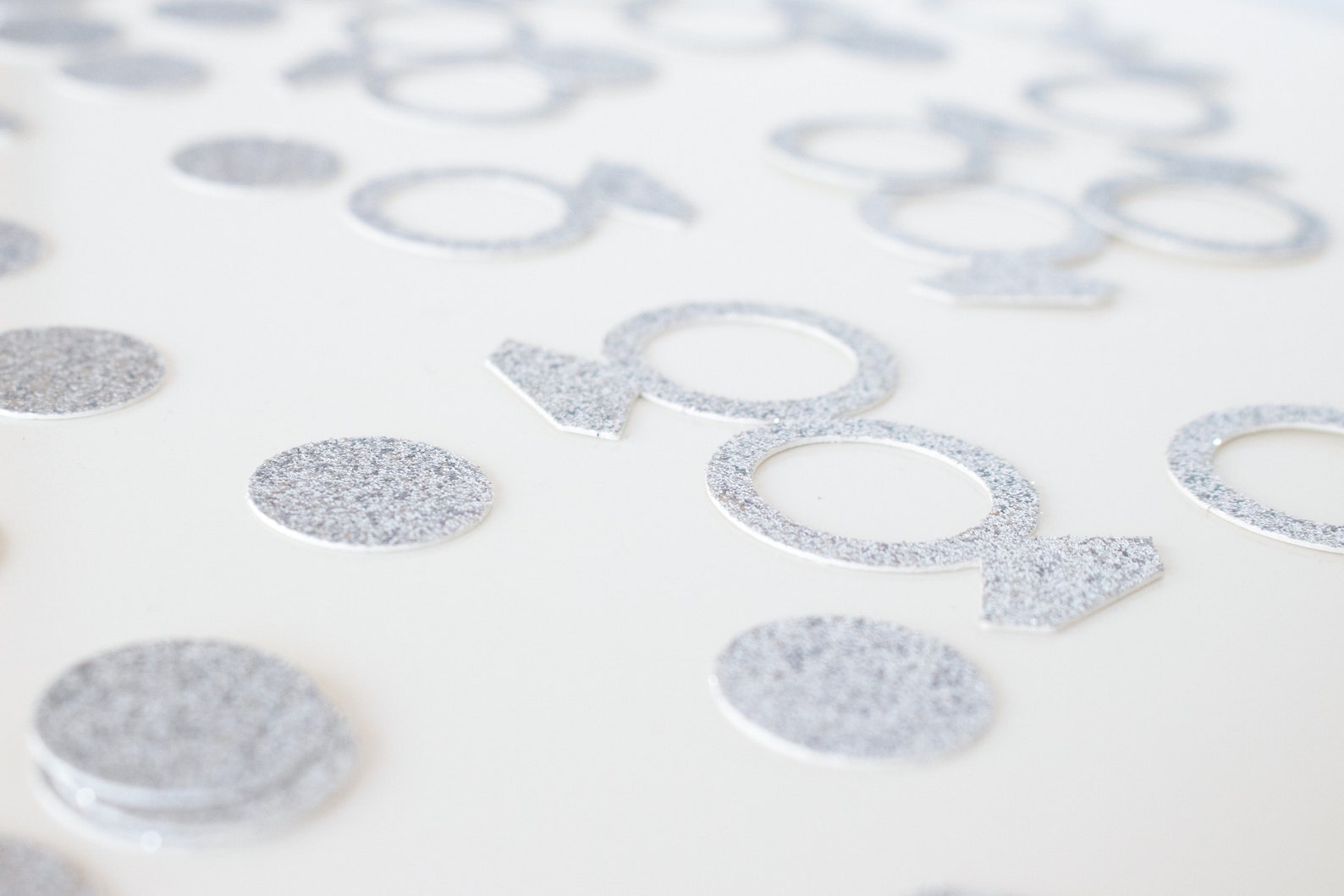 Silver Bridal Shower Decorations. Bachelorette Party - Etsy