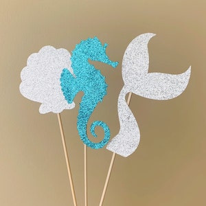 Mermaid Party Centerpieces. Under The Sea Party Decorations.