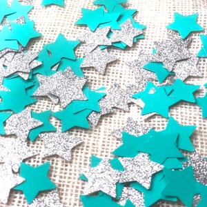 Silber Glitzer und Mint Konfetti, Erster Geburtstag Dekor, Brautparty, Party Dekoration, Tisch Scatter