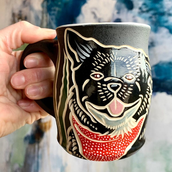 Custom Pet Portrait Mug, Made to Order Coffee Mug