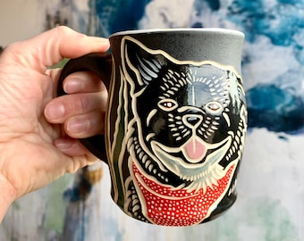 Custom Pet Portrait Mug, Made to Order Coffee Mug